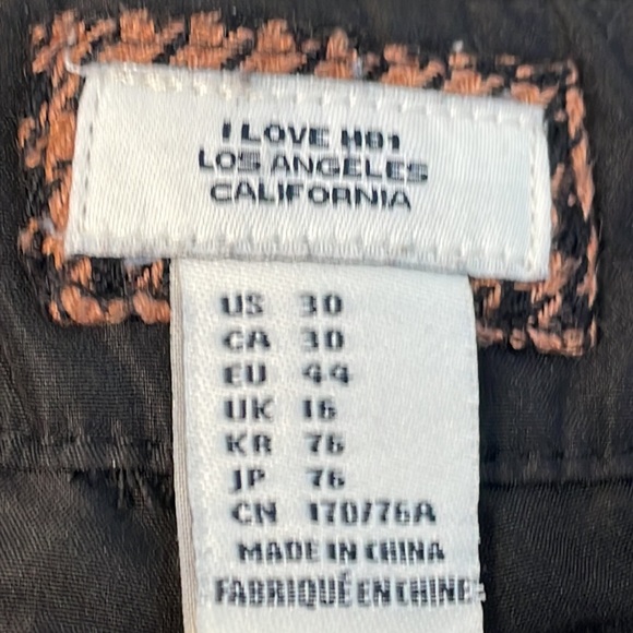 Forever 21 I-Love H81 Brown Black Houndstooth Trouser Style Dress Shorts - Picture 7 of 11